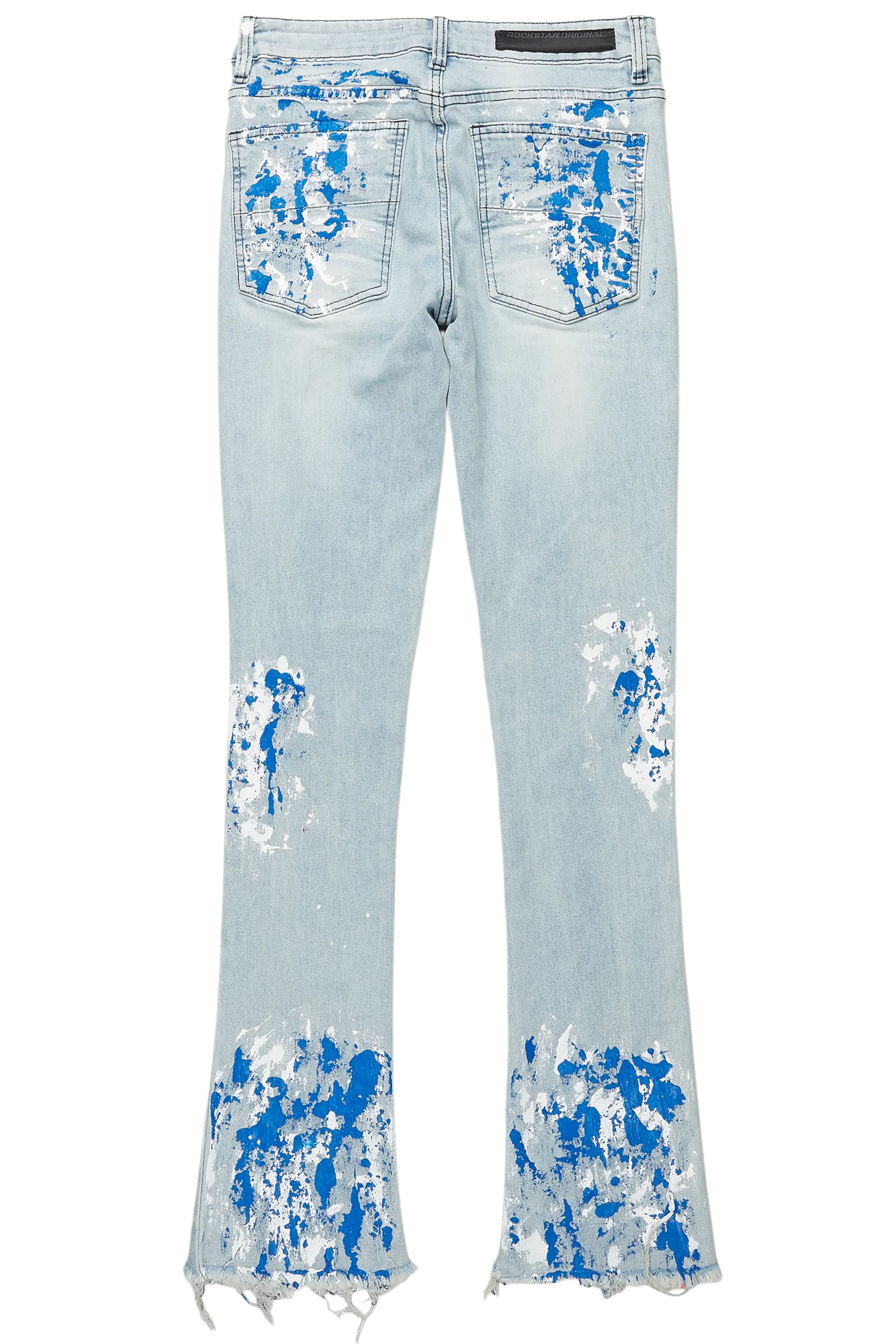 Kodak Blue Painter Stacked Flare Jean