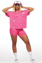 Womens Rockstar Dist White/Black Basic Socks 2 Pack