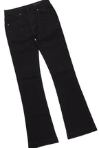 Boys Sana Black T-Shirt/Dag Stacked Flare Jean Set