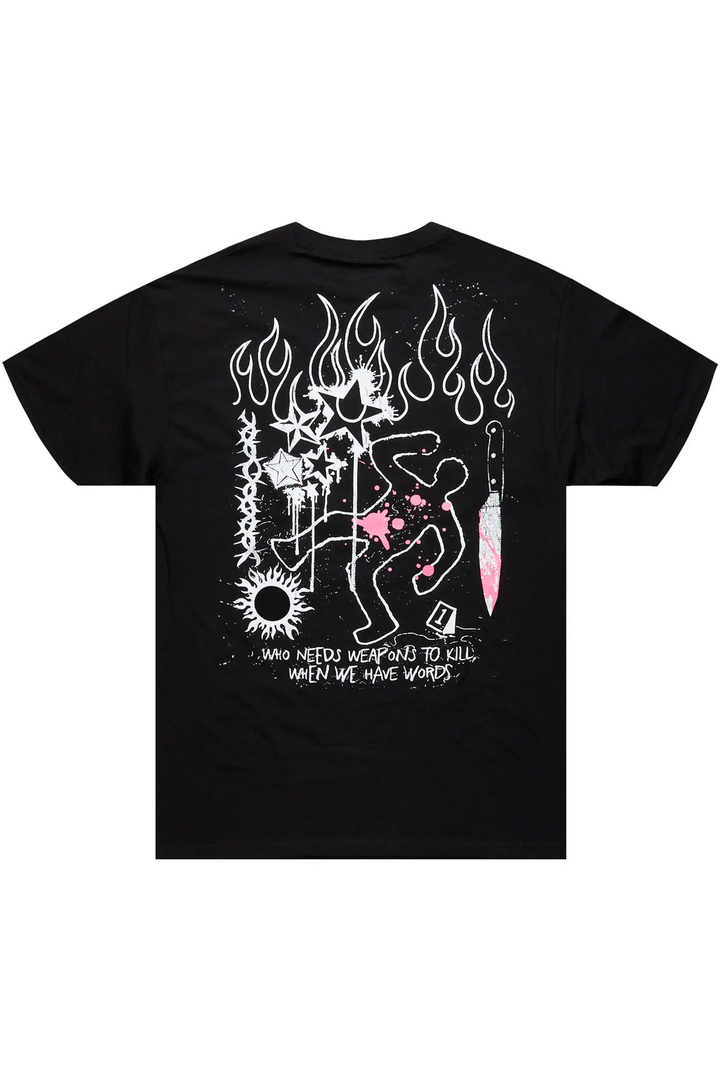 Psycho Black Graphic T-Shirt