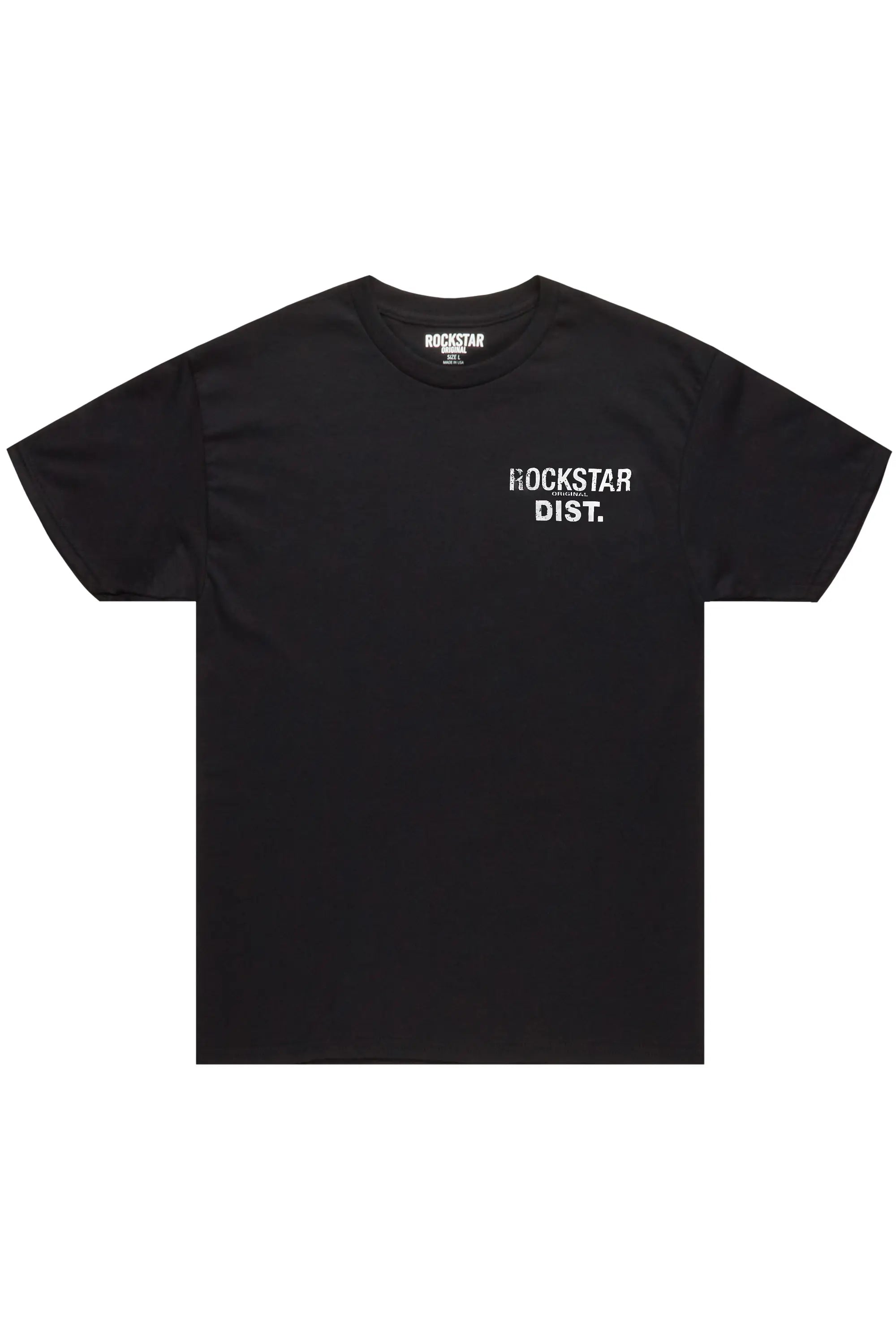 Dalasia Black Oversized Tee