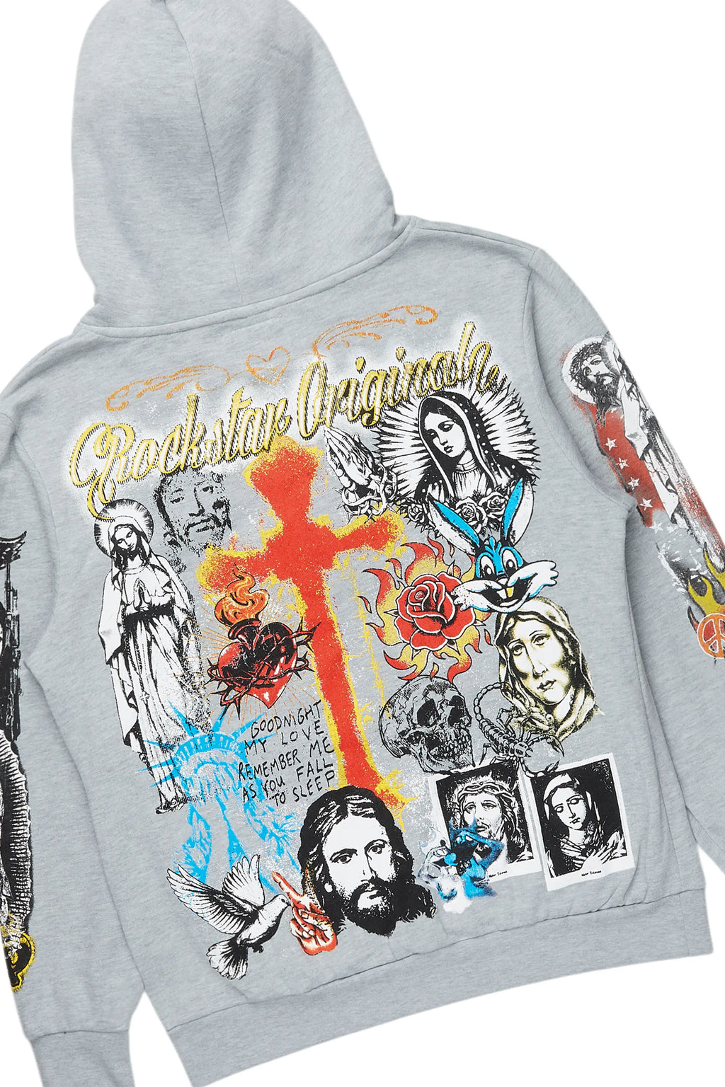 Santos Heather Grey Hoodie/Baggy Track Pant Set