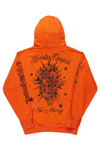 Mermaid Orange Graphic Hoodie
