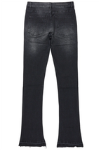 Dag Dark Grey Stacked Flare Jean