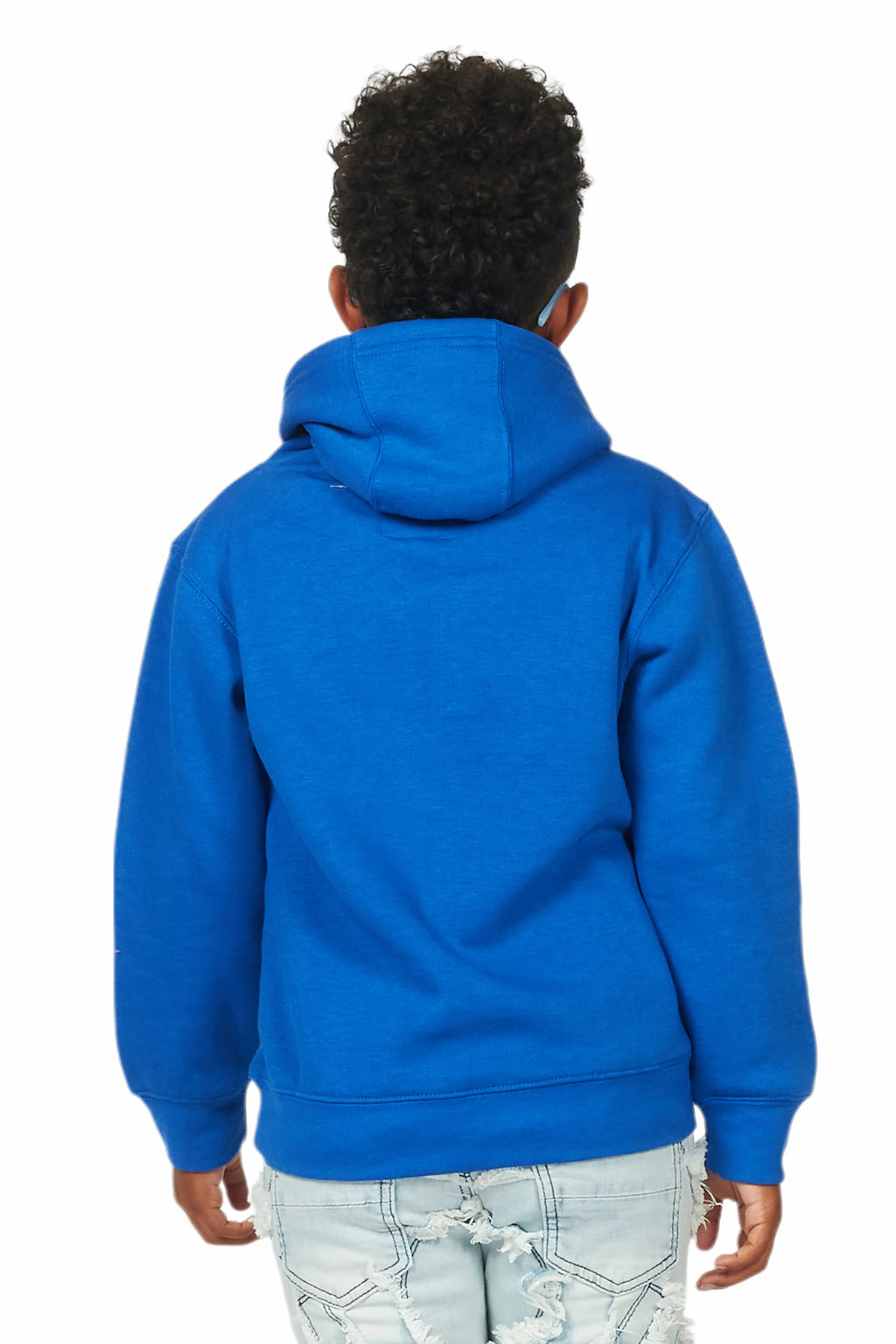Boys Yooz Royal Graphic Hoodie