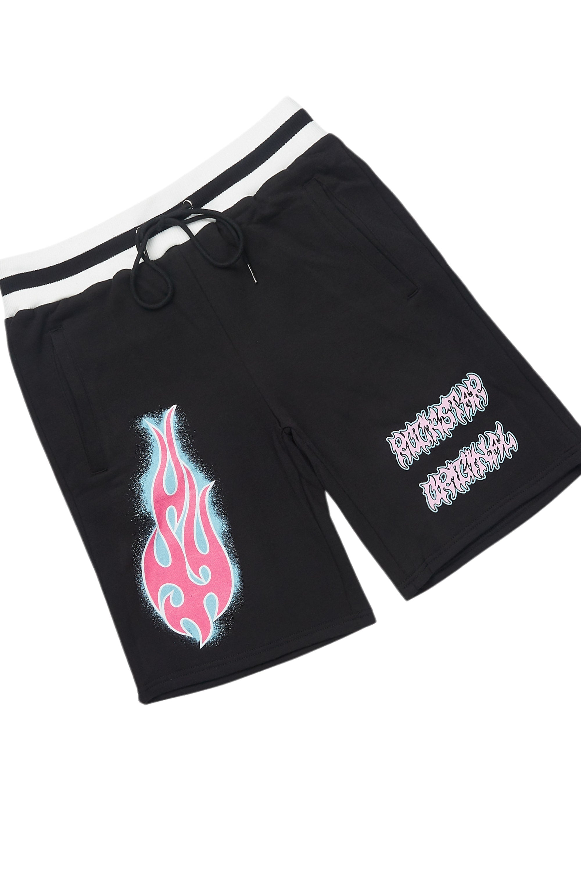 Amari Black Short Set