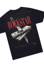 Dayte Nite Black/Red T-Shirt/Denim Short Set