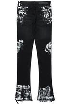 Kodak Black/White Painter Stacked Flare Jean