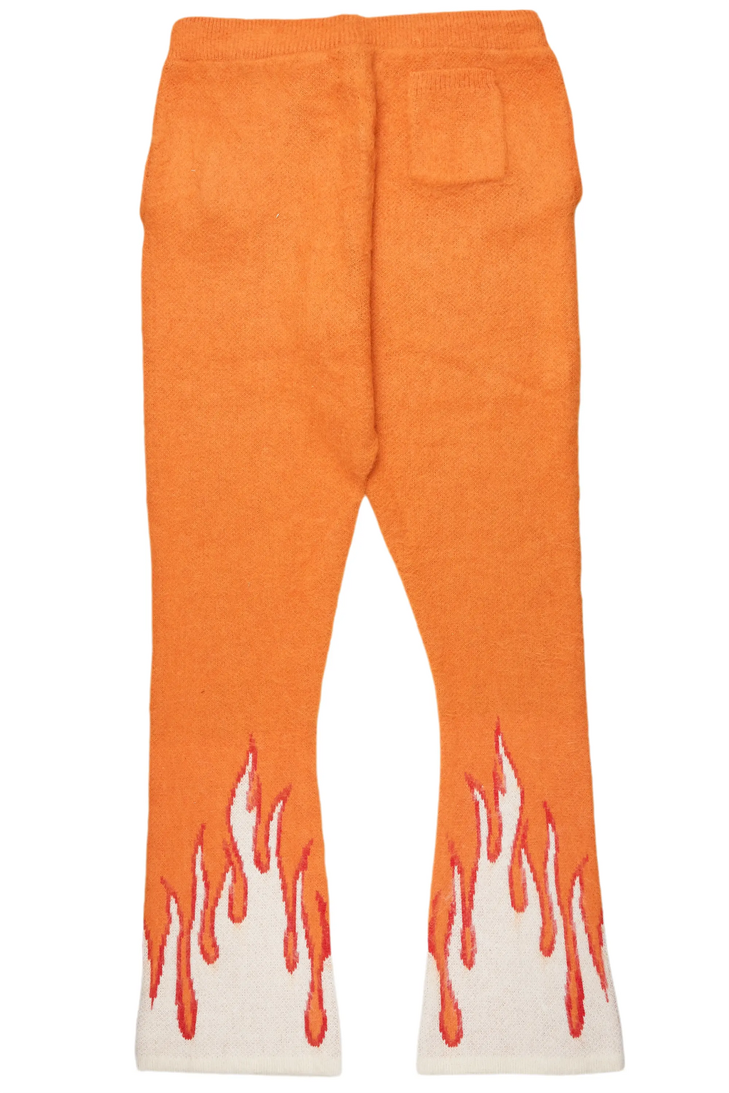 Girls Helga Orange/Cream Graphic Stacked Flare Track Pant