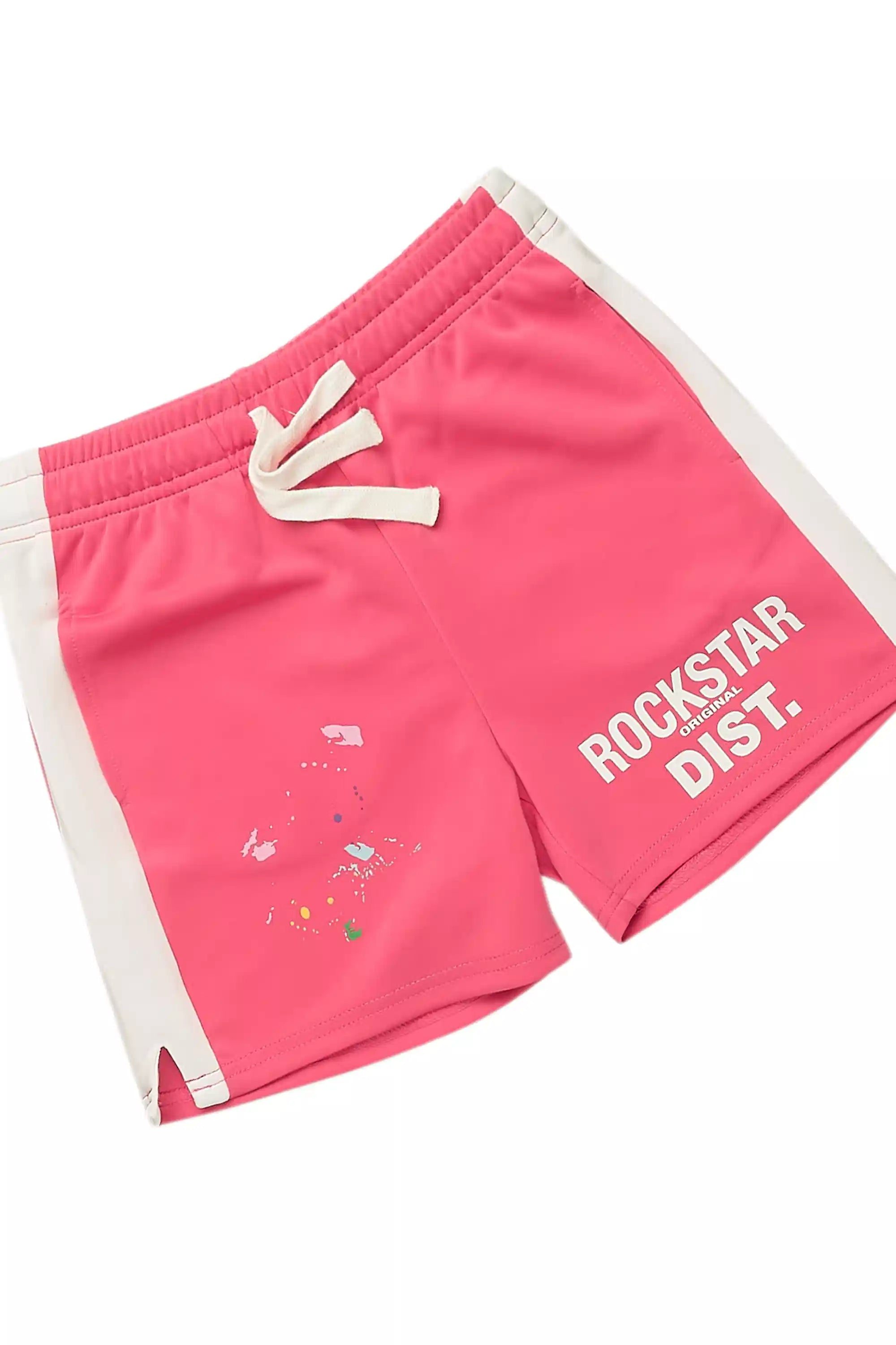 Girls Deshauna Hot Pink Short Set