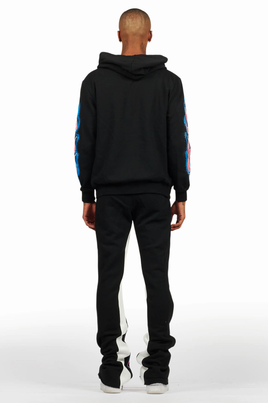 Cairo Black Hoodie/Baggy Track Pant Set