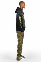 Yuri Olive Nylon Pants