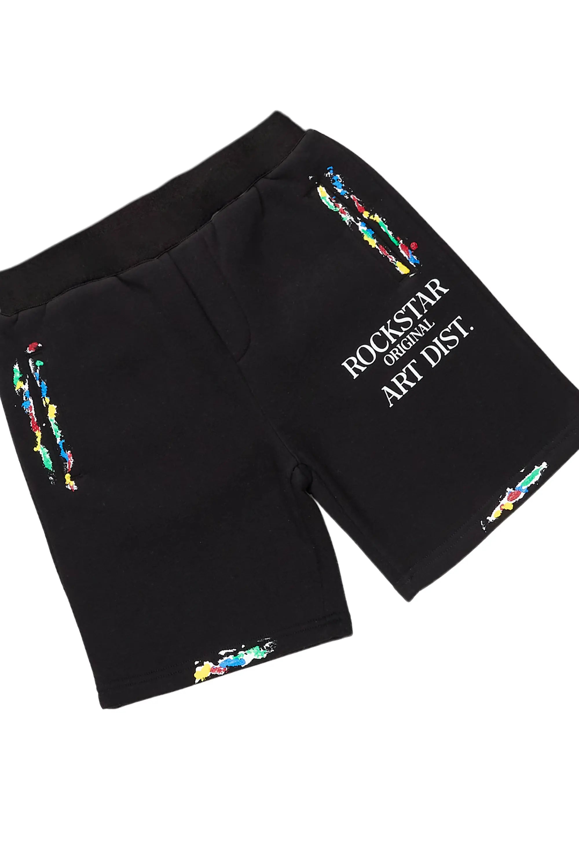 Boys Art Dist. Black Short Set