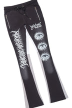 All Seeing Eyes Black T-Shirt/Stacked Flare Track Set