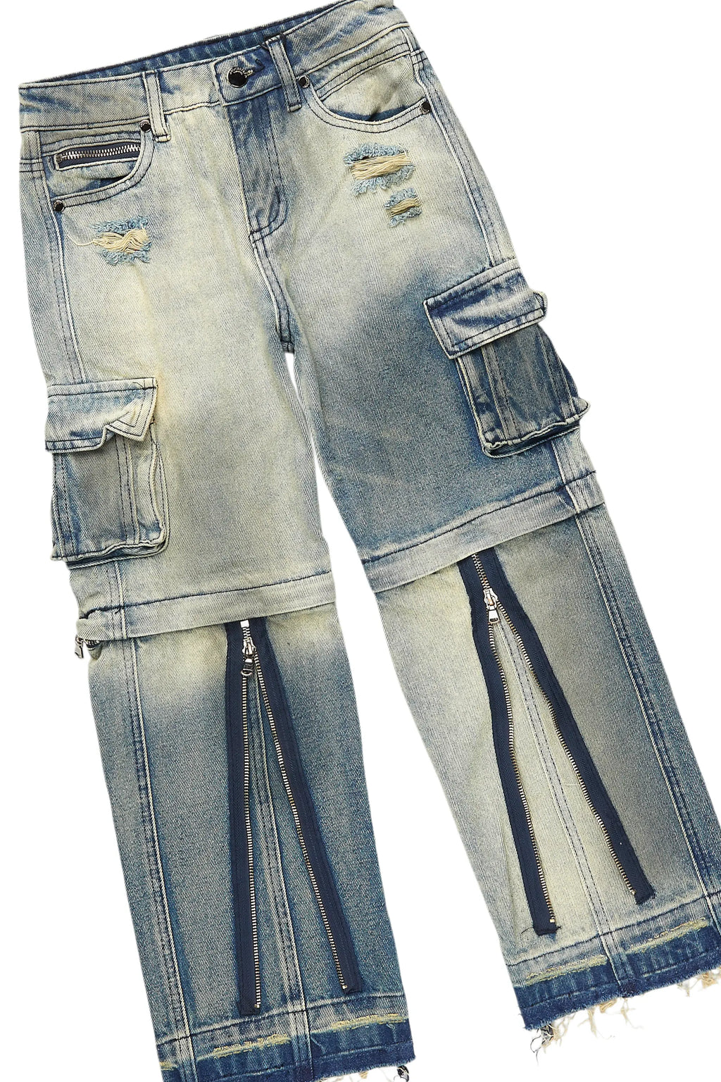 Boys Beau Red Hoodie/Baggy Fit Jean Set