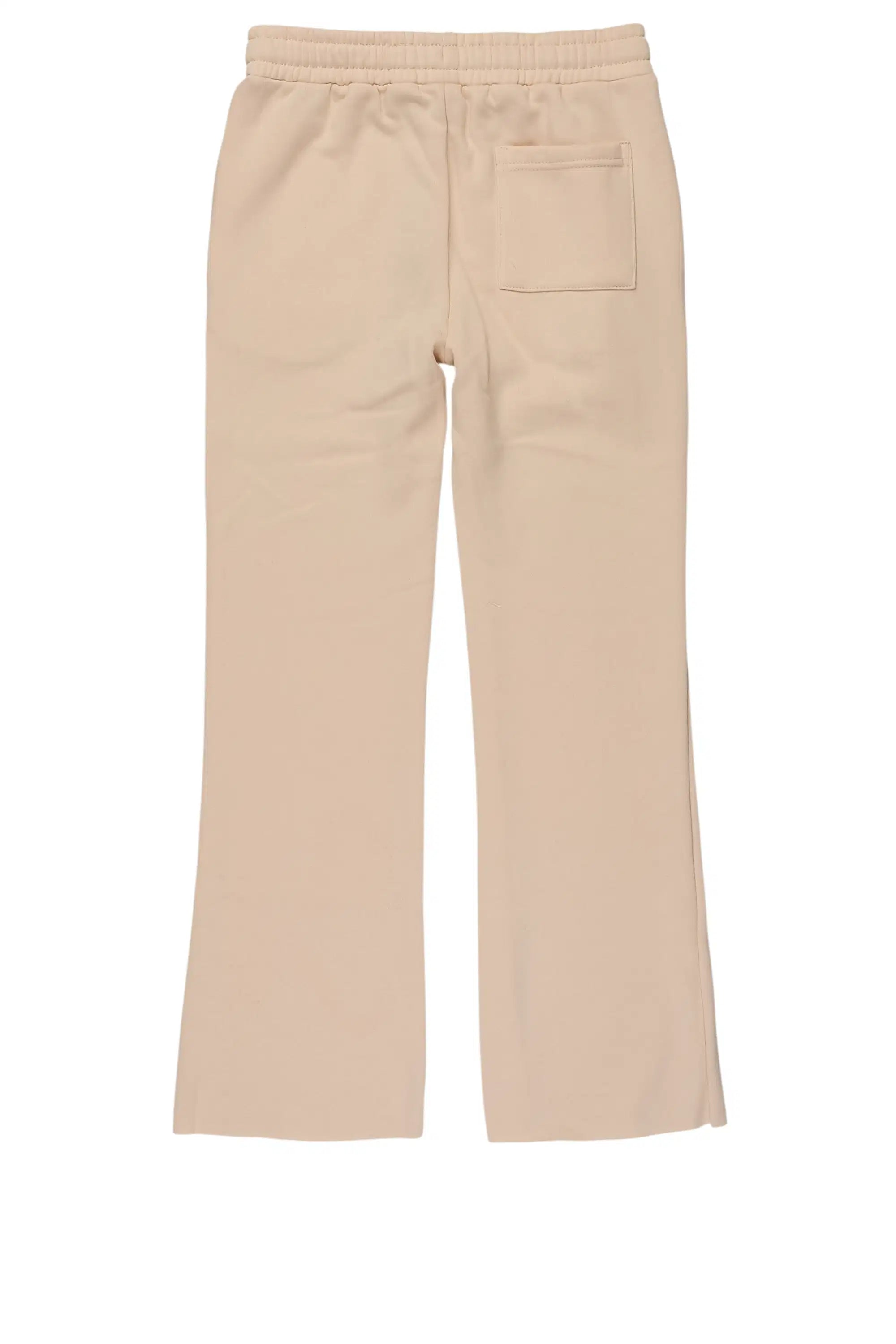 Boys Alpine Beige Stacked Trackpant