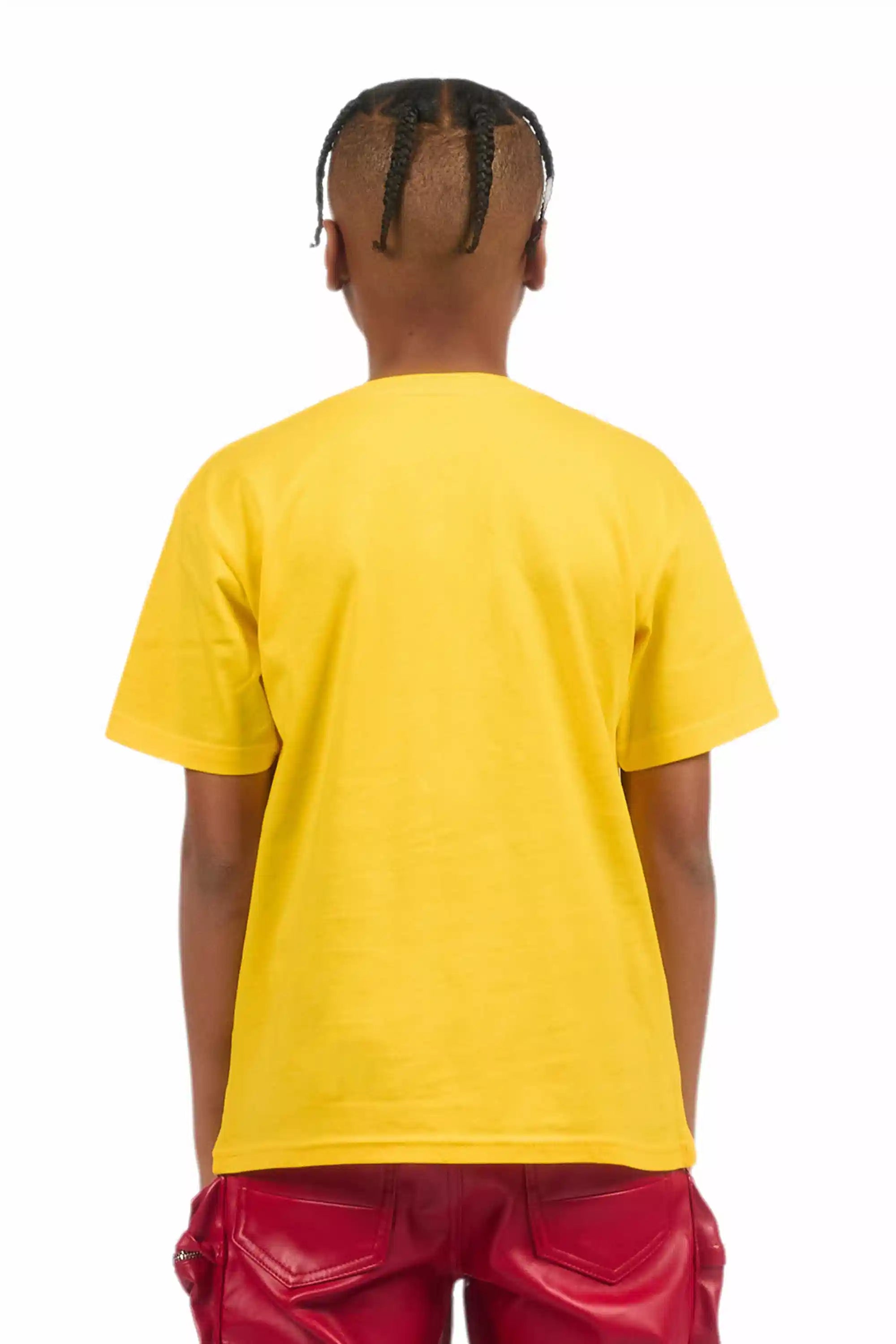 Boys Roeland Yellow/Red Graphic T-Shirt