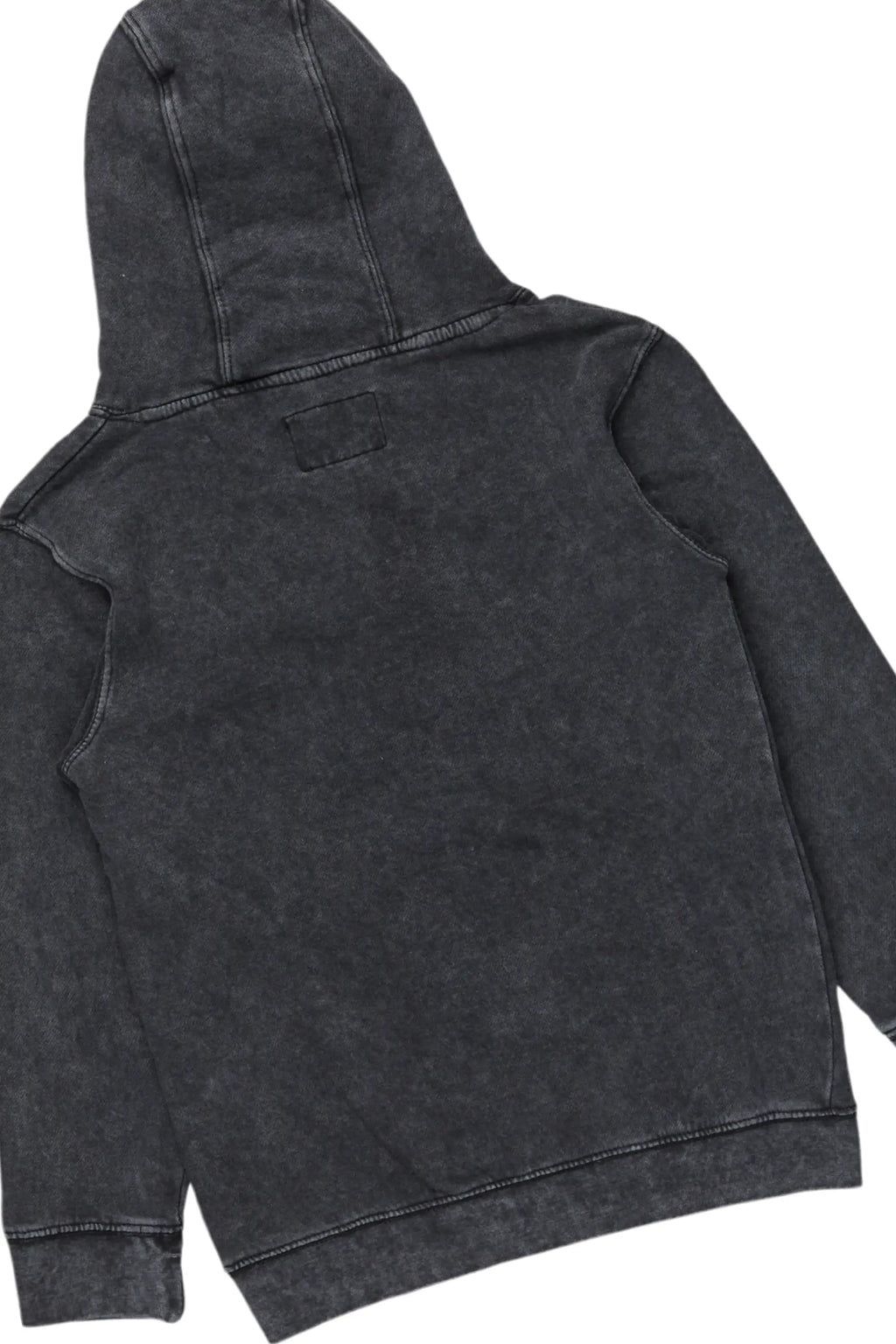 Girls Cass Vintage Black Hoodie/Stacked Flare Jean Set