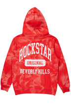 Member Red Patchwork Graphic Hoodie