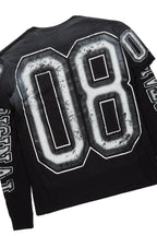 Fields Black/Grey Double Layer T-Shirt/Stacked Baggy Track Set