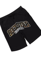 Fields Black Graphic T-Shirt Short Set