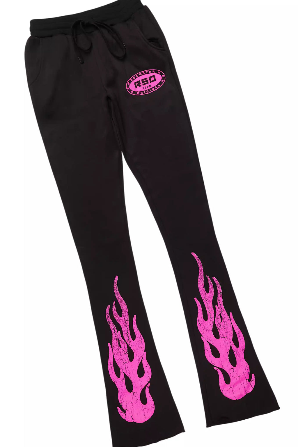 Esha Black/Pink T-Shirt Trackset