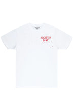 Teddy White/Red Graphic T-Shirt