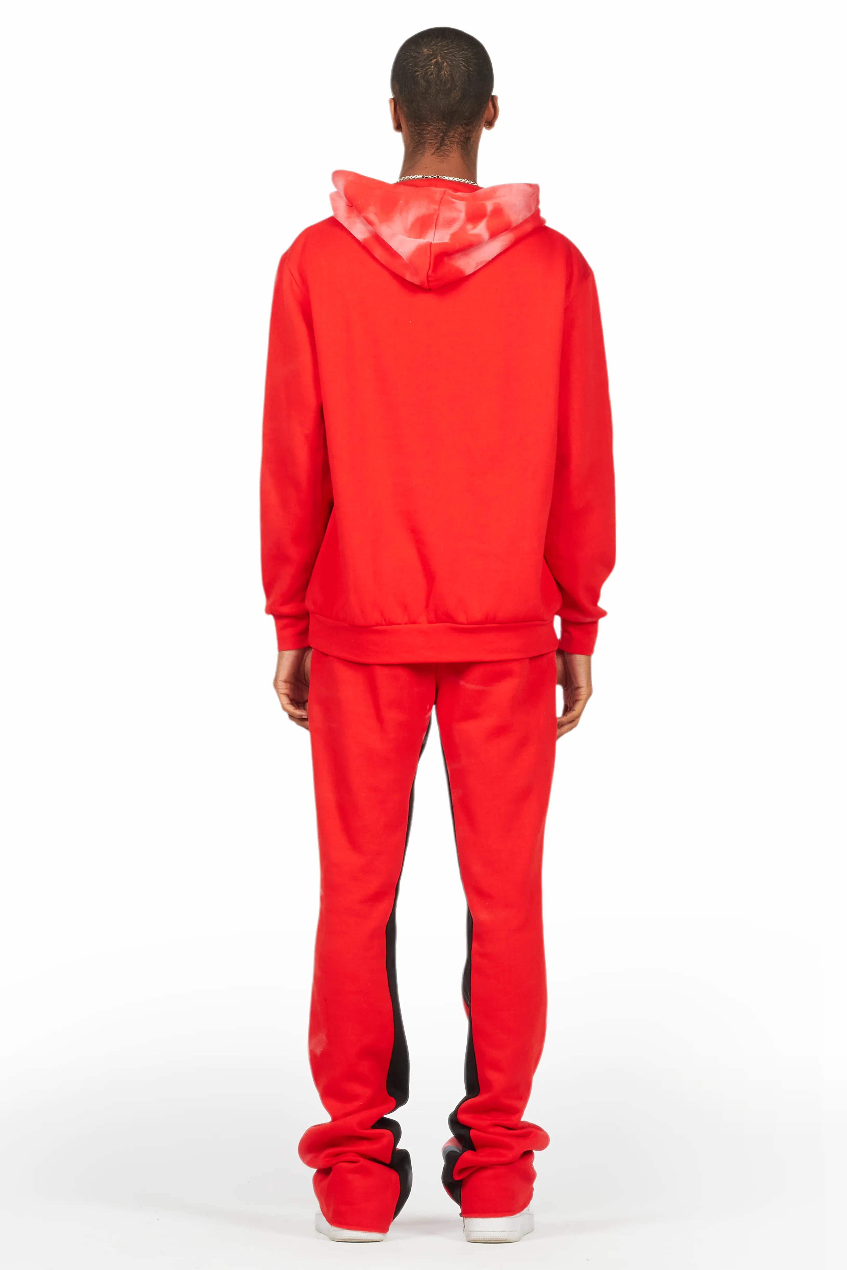 Nelly Red Hoodie/Baggy Track Pant Set