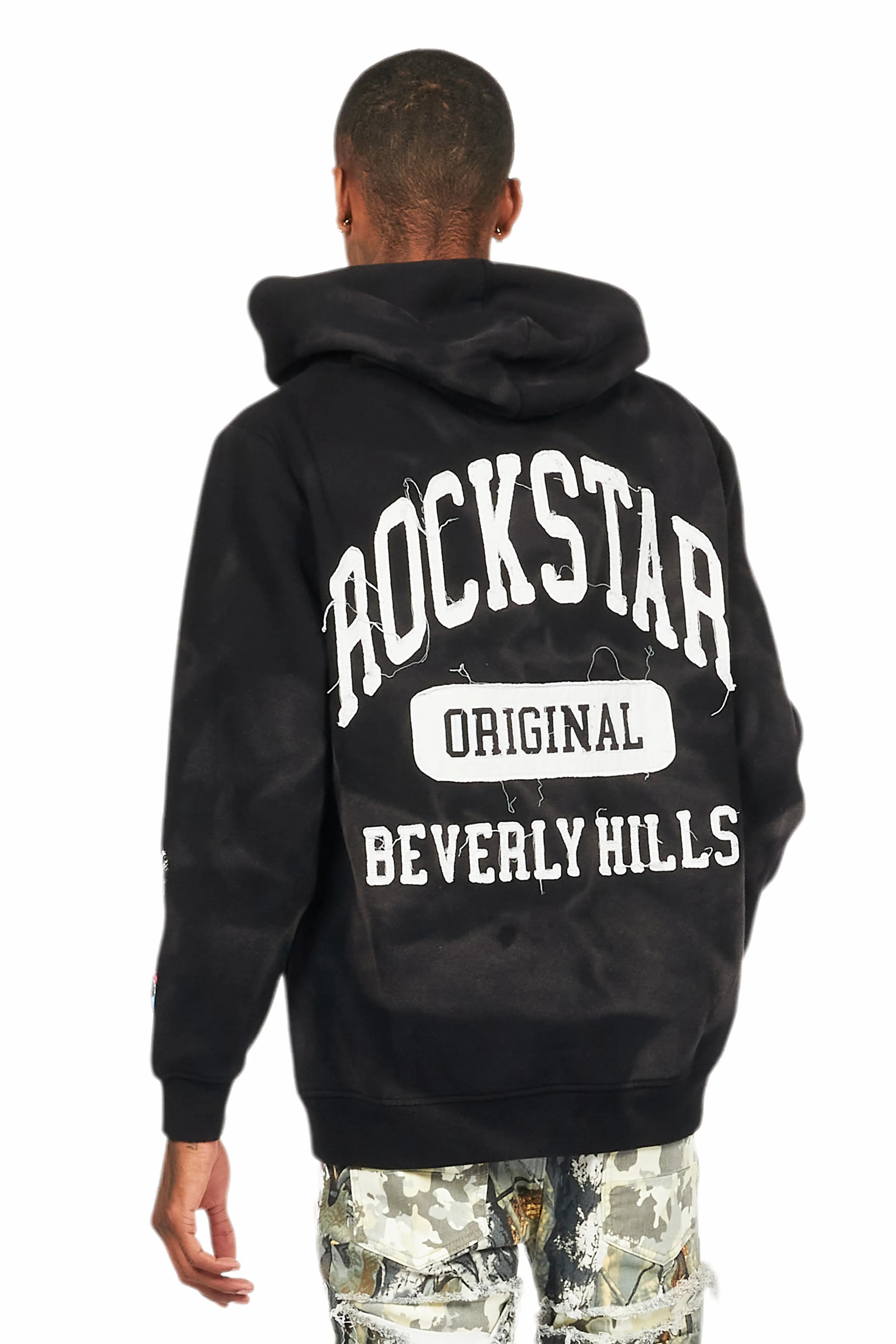 Balta Black Graphic Painter Hoodie