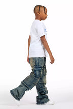 Boys Berdi Dirty Wash Baggy Fit Jean