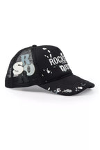 Roselee Black Trucker Hat