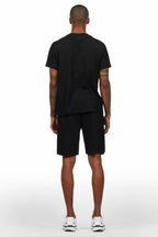 Wizzurd Black T-Shirt/Short Set