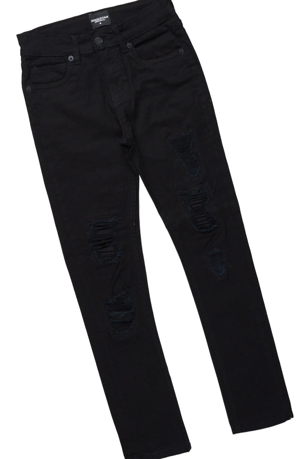 Boys Xorn White/Black T-Shirt/Frayed Jean Set