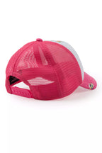Boys Neptune White/Hot Pink Trucker Hat