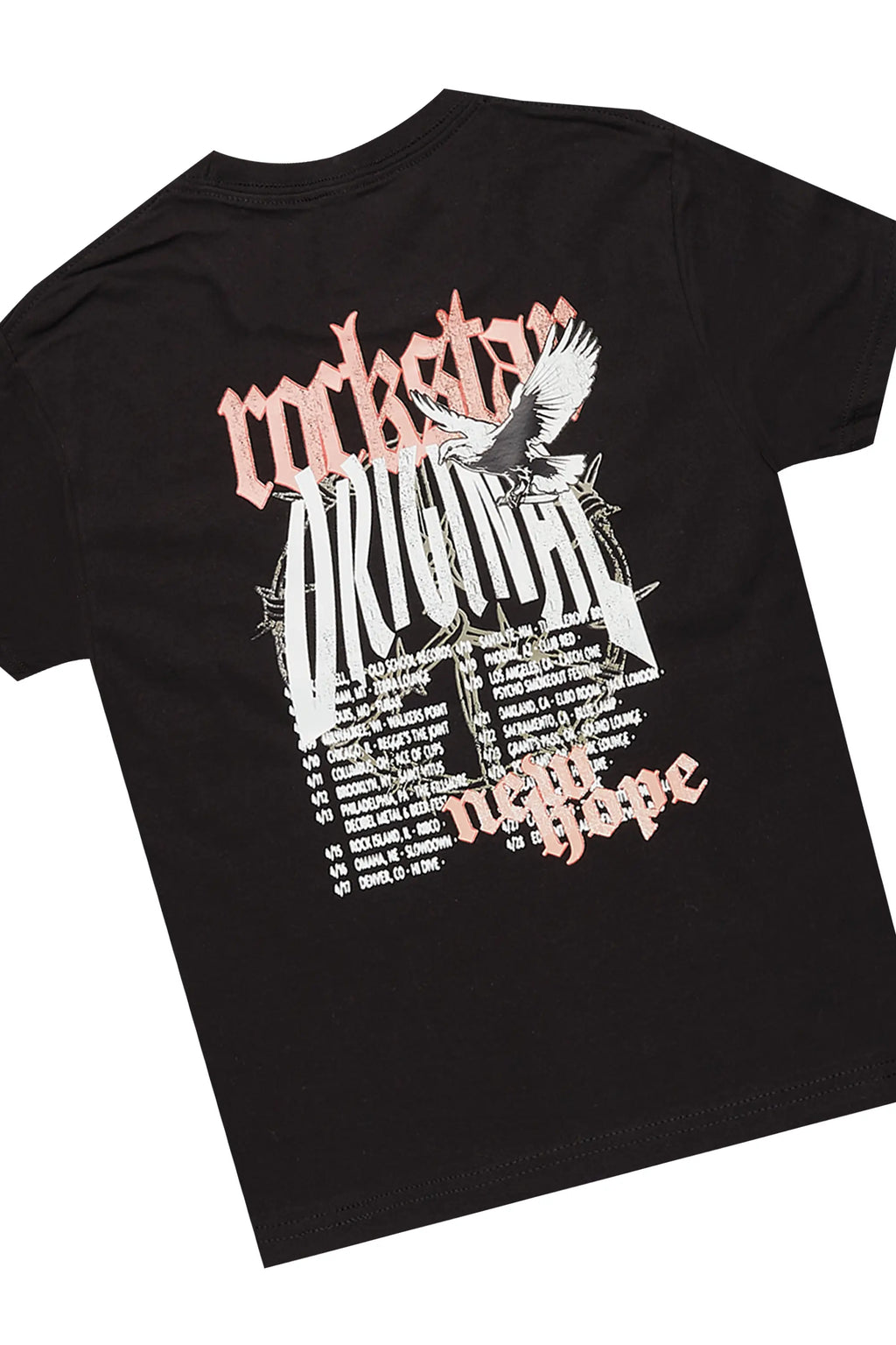 Girls Burial Black T-Shirt/Baggy Fit Jean Set