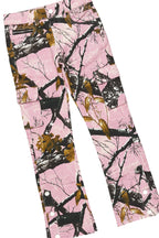 Girls Izzy White/Pink T-Shirt/Stacked Flare Jean Set