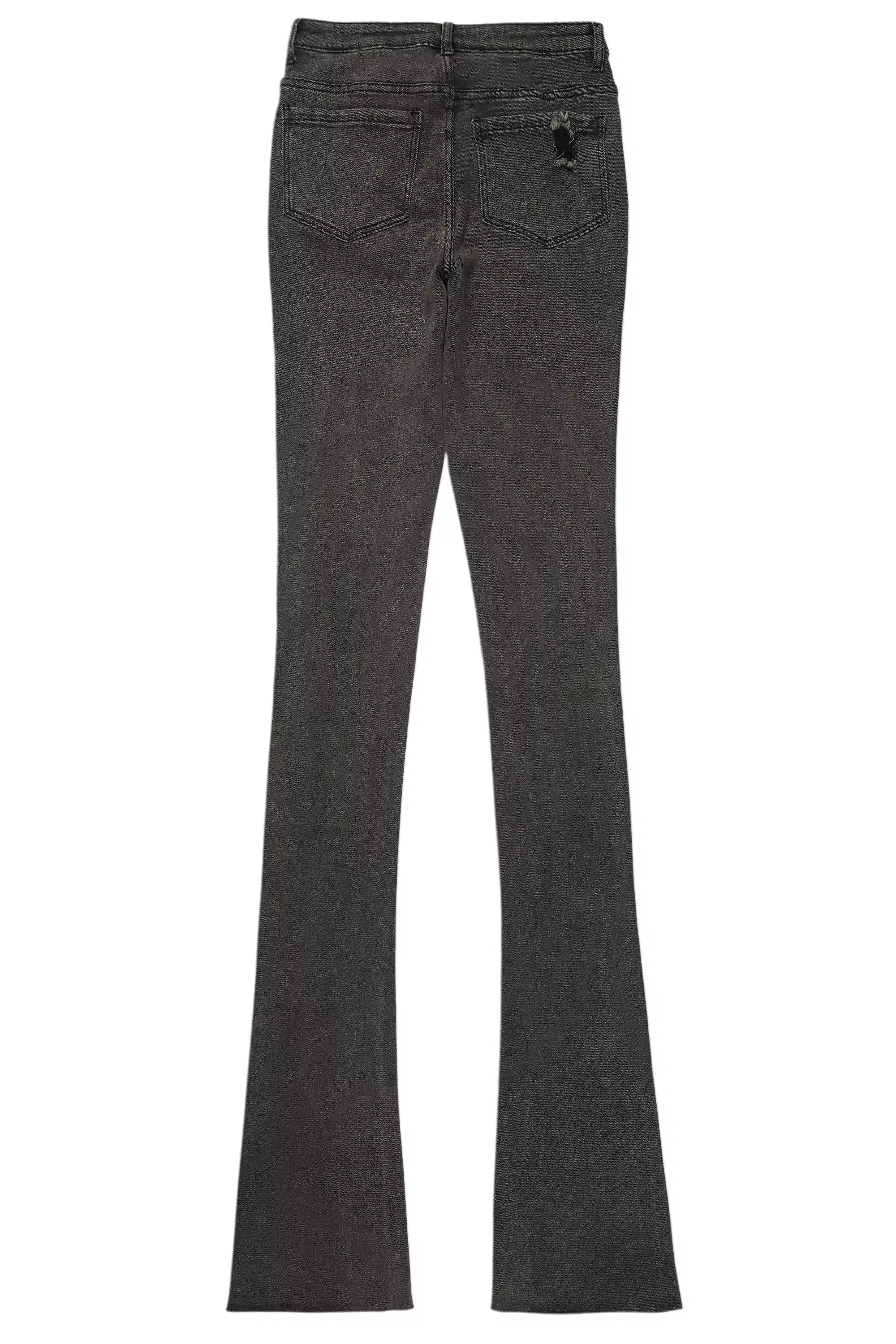 Ashanta Black Wash Super Stacked Jean