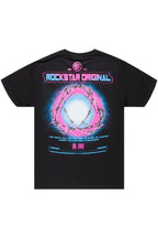 Vortex Black Oversized T-Shirt