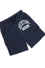 Boys Nikko White/Navy T-Shirt Short Set