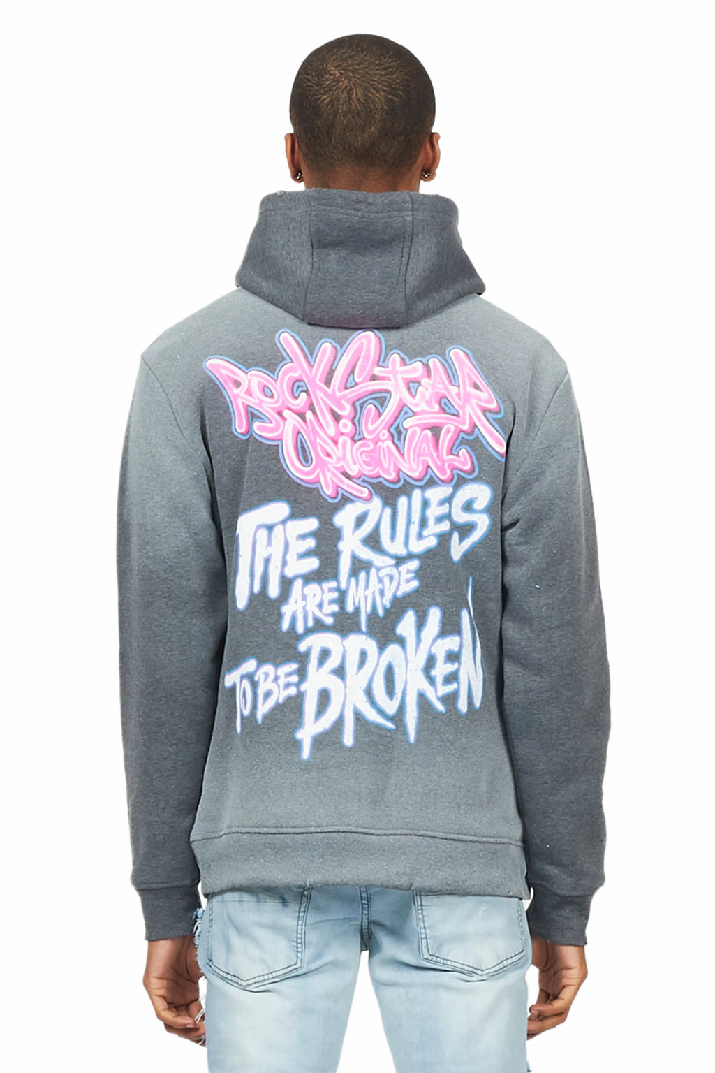 Barber Charcoal Graphic Hoodie