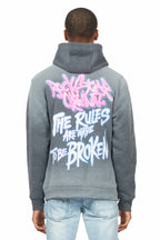 Barber Charcoal Graphic Hoodie