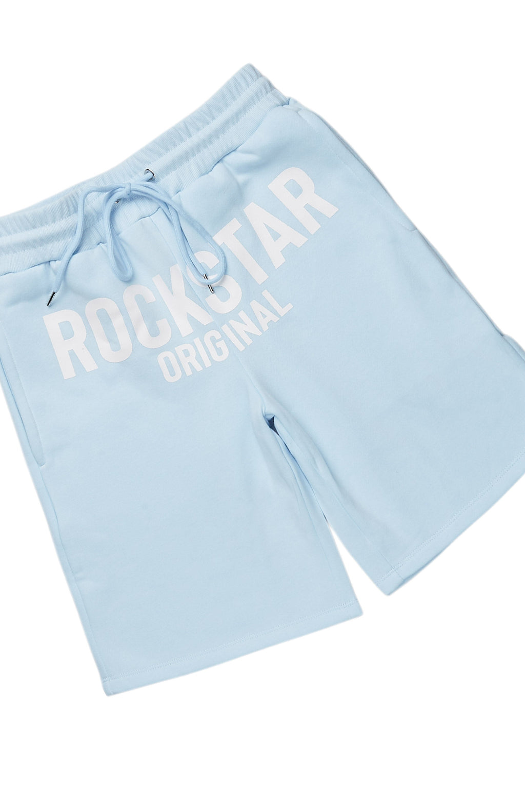 Sana White/Blue Short Set