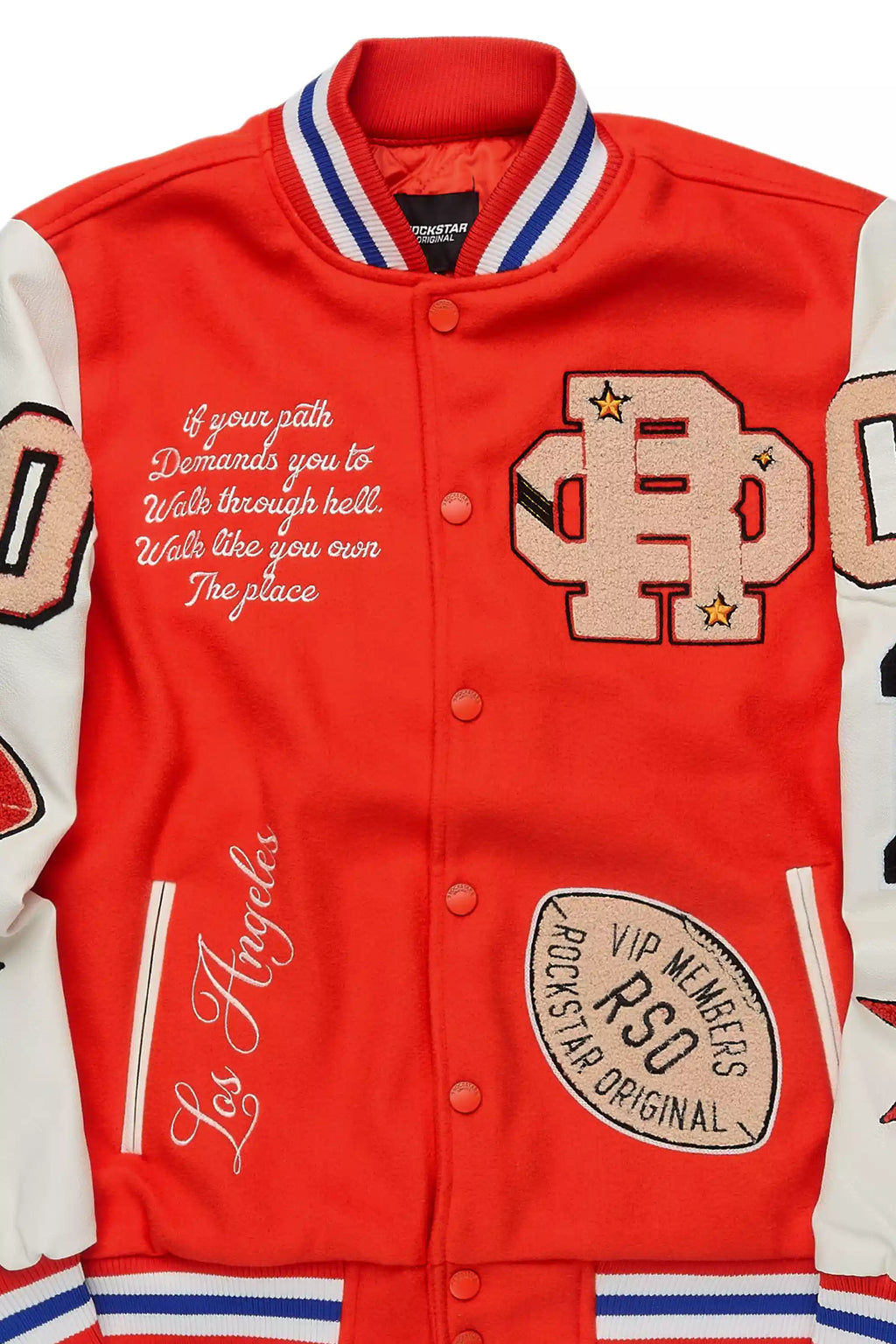 Balser Orange Varsity Jacket