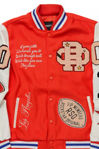 Balser Orange Varsity Jacket