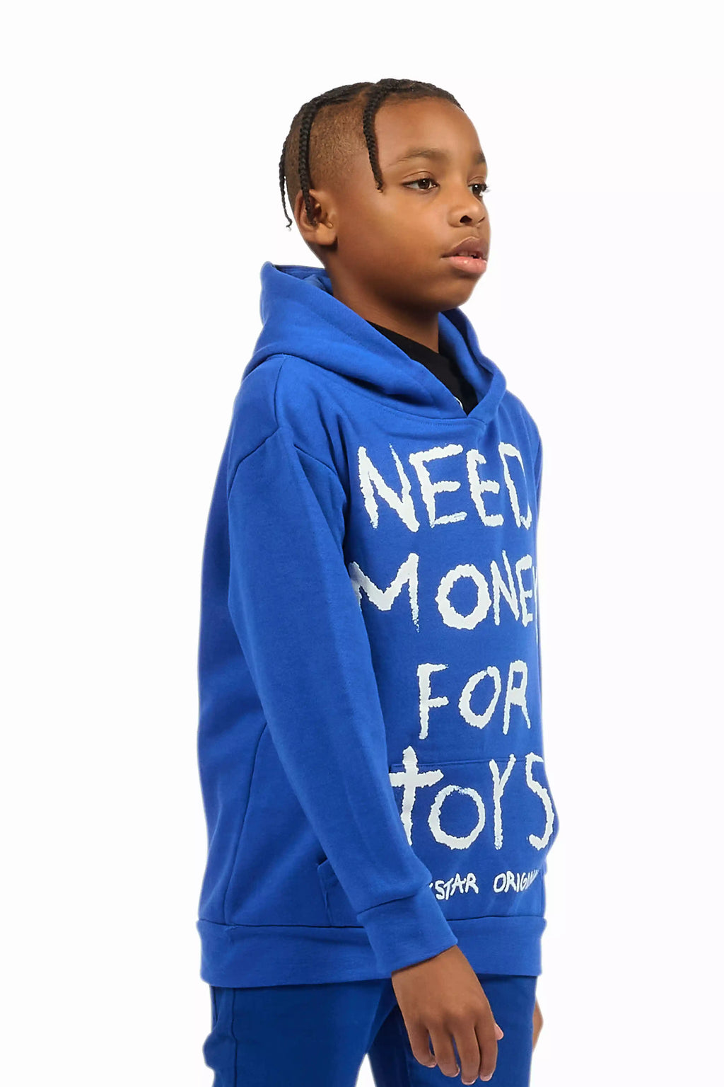 Boys M4 Toys Royal Blue/White Graphic Hoodie
