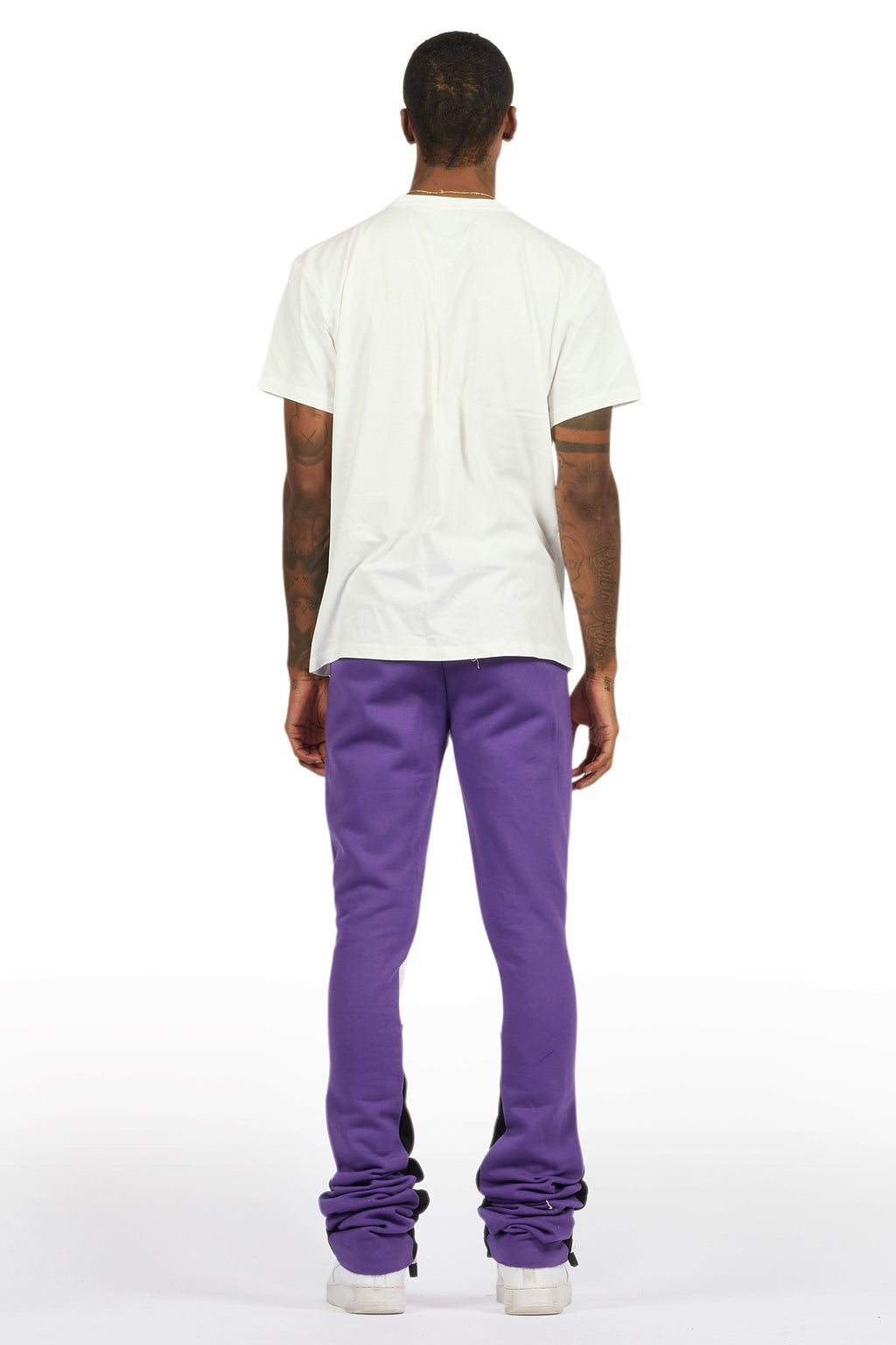 Mallor Purple/blackT-Shirt/Stacked Track Set