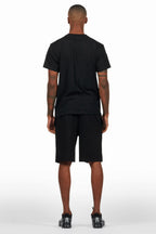 Thierry Black/Black T-Shirt/Short Set