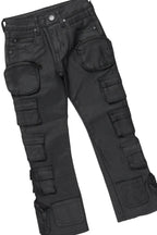 Boys Gardy Maroon Hoodie/Stacked Flare Jean Set