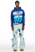 Jacomus Blue Baggy Fit Jean