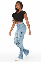 Promise Light Wash Super Stacked Jean